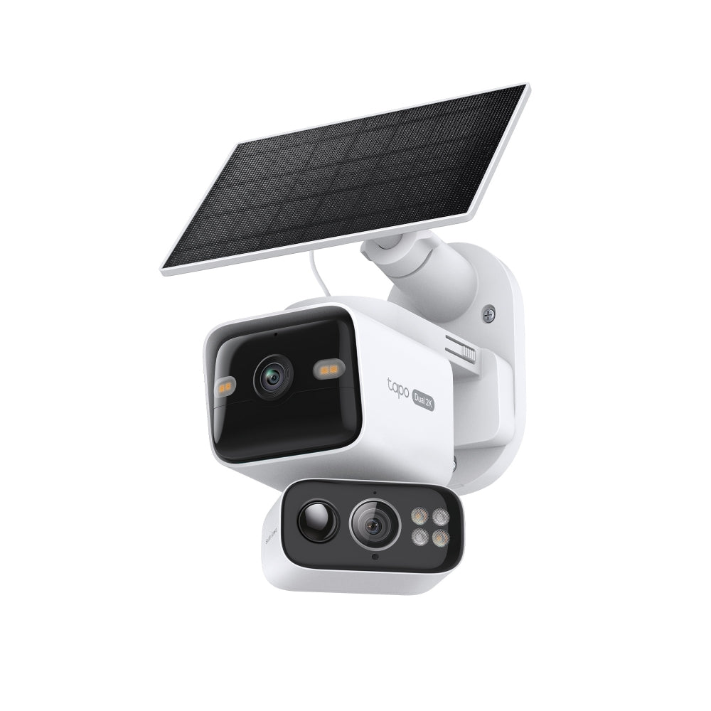 Tapo C645D KIT 2K 3MP+3MP Solar-Powered Dual-Lens Pan/Tilt Security Camera Kit