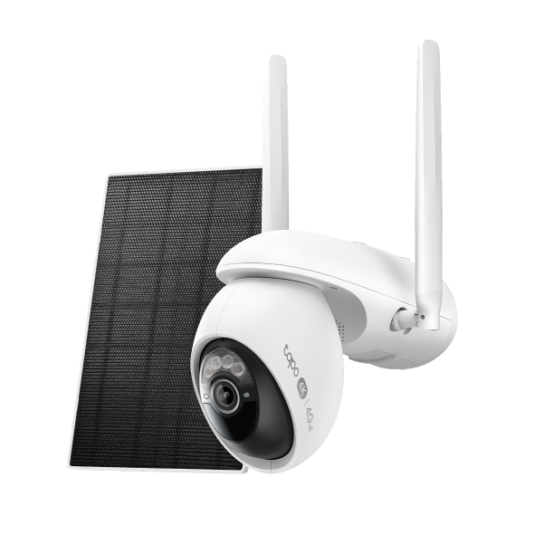 Tapo C665G KIT 4K 8MP Solar-Powered Pan/Tilt Wi-Fi/4G LTE Security Camera Kit