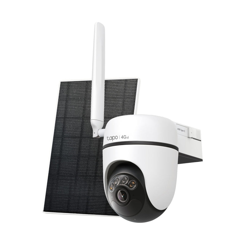 Tapo C615G KIT 2K 3MP Solar-Powered Pan/Tilt 4G LTE Security Camera Kit